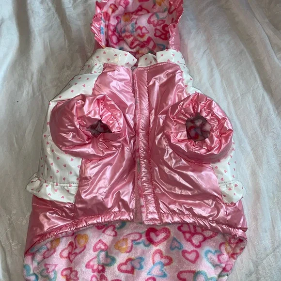 Dog/pet rain coat size Medium reversible - Picture 3 of 8